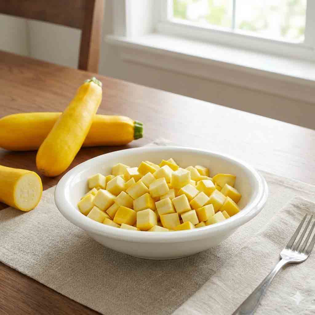 Yellow Zucchini - Diced - 250gms
